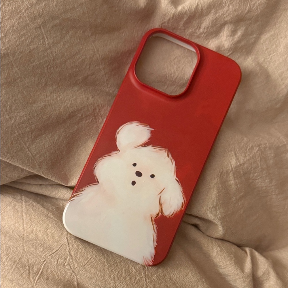 Red Dog iPhone Case